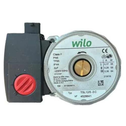 WİLO TSL 12/5-36 84 W POMPA BOSCH SAAT YÖNÜ TERS