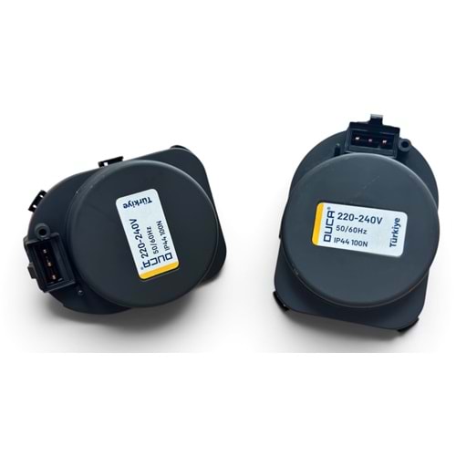 3 YOLLU MOTOR DUCA İNCE SOKET KART GİRİŞLİ YUVARLAK 220 V