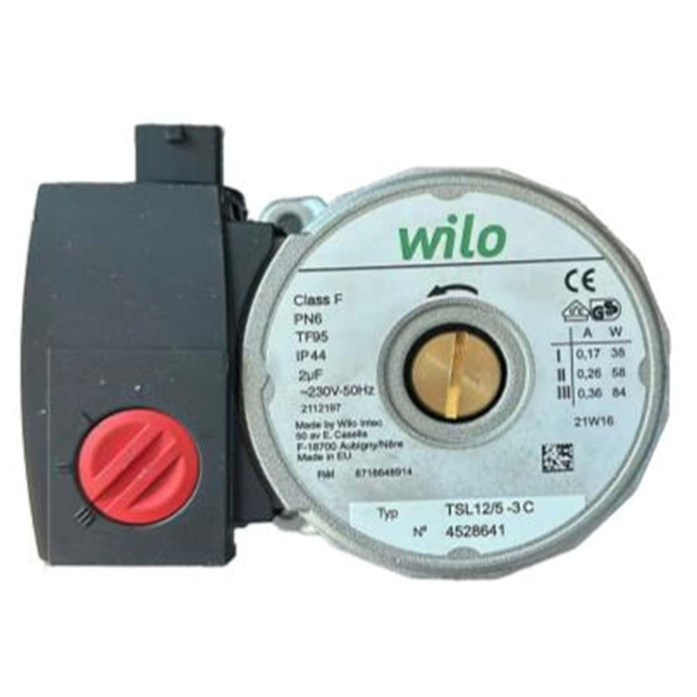 WİLO TSL 12/5-36 84 W POMPA BOSCH SAAT YÖNÜ TERS