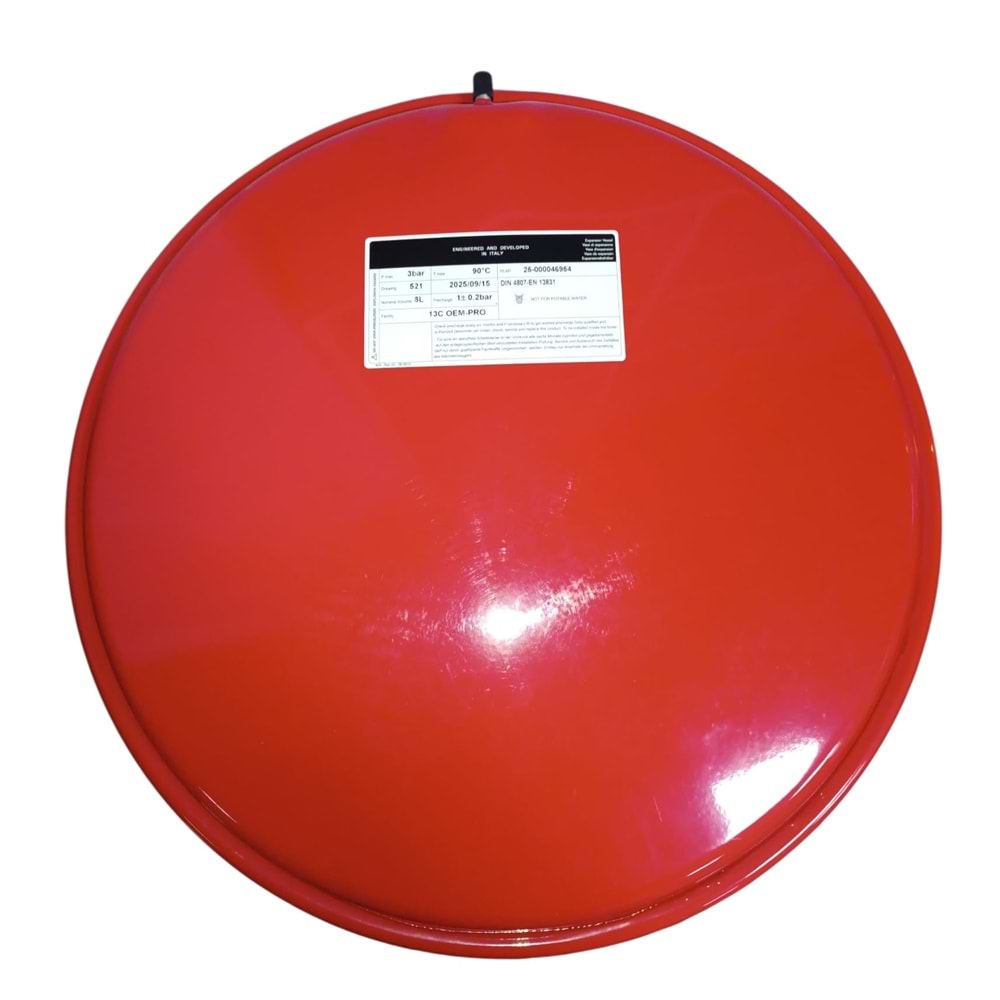 GENLEŞME TANKI ECA İTHAL 8 LT 1/2